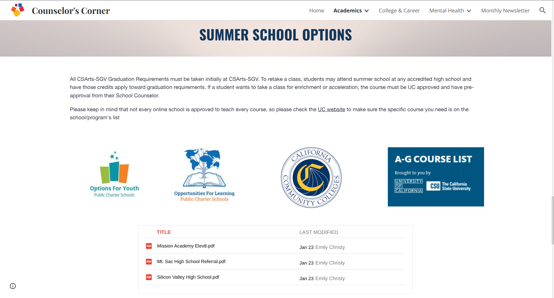 From Scholarship To Admission